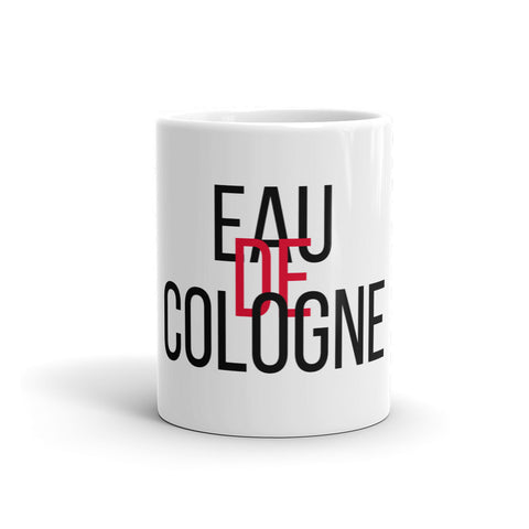 "Eau De Cologne" Ceramic Coffee Mug - Simply Put Scents