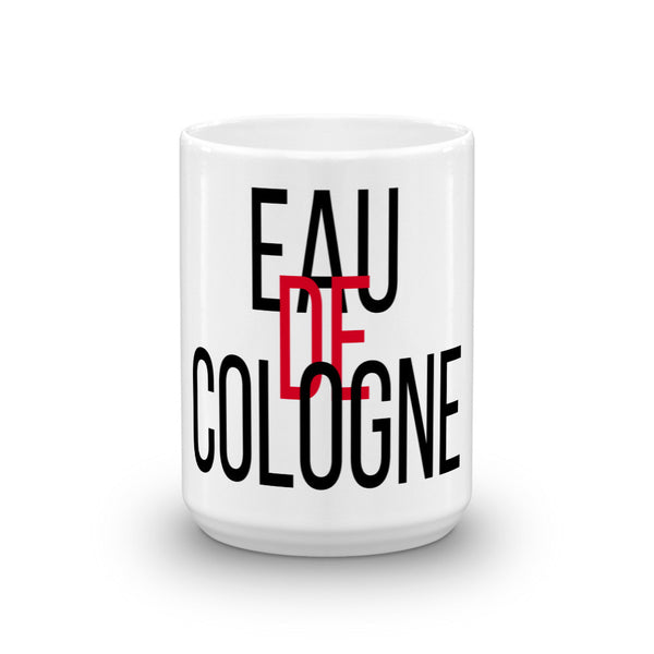 "Eau De Cologne" Ceramic Coffee Mug - Simply Put Scents