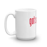 "Got Scents?" Ceramic Coffee Mug with Red Letters - Simply Put Scents