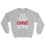 Eat Sleep Chanel Repeat Sweatshirt - Simply Put Scents